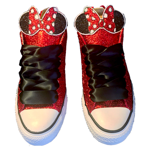 red glitter converse womens