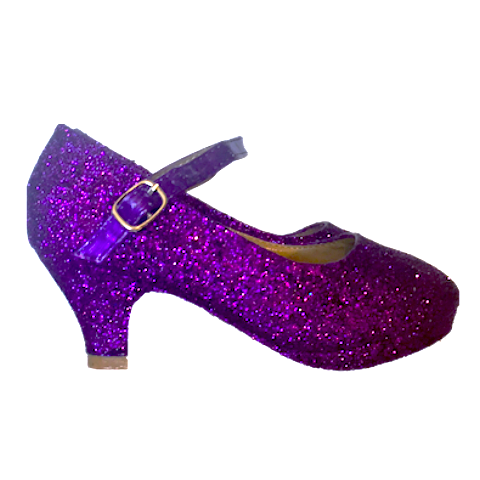 little girl sparkly high heels