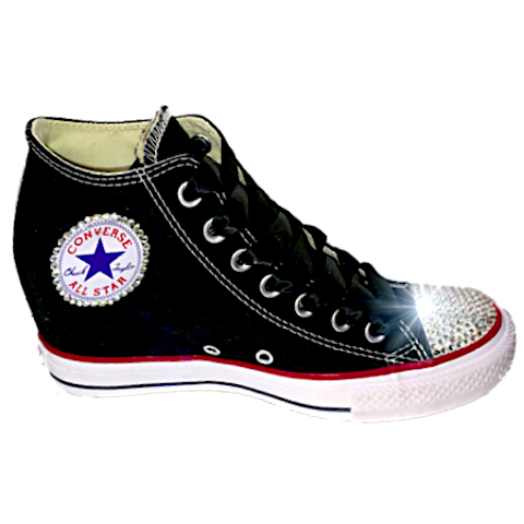 wedge heel converse shoes