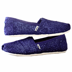 toms shoes navy blue