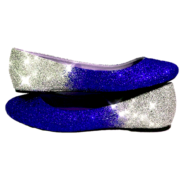 royal blue wedding shoes for bride