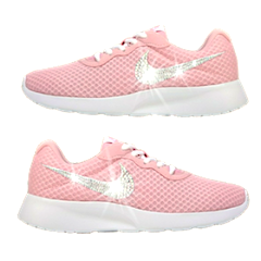 nike pink white