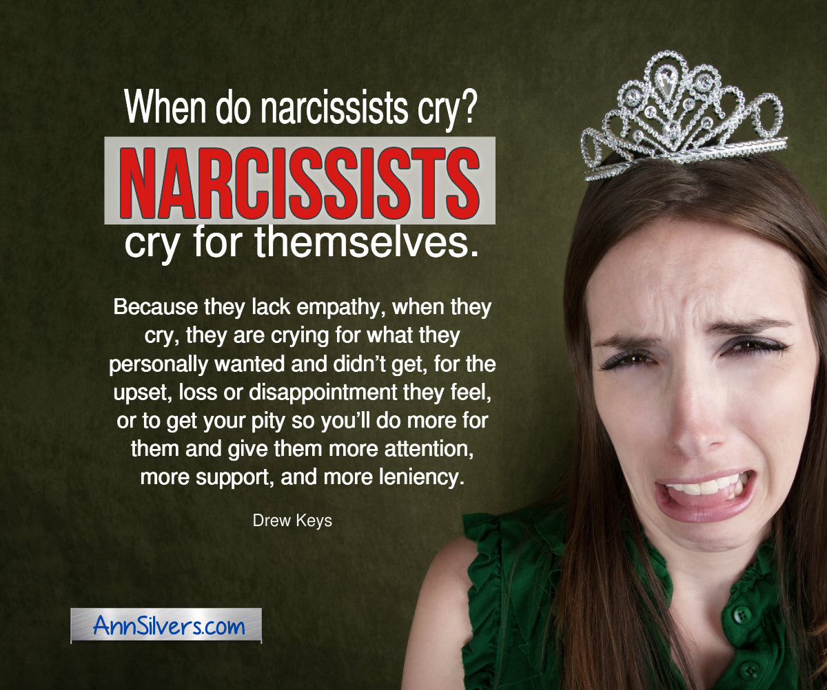 When do narcissists cry? Drew Keys, narcissist symptoms characteristics traits 