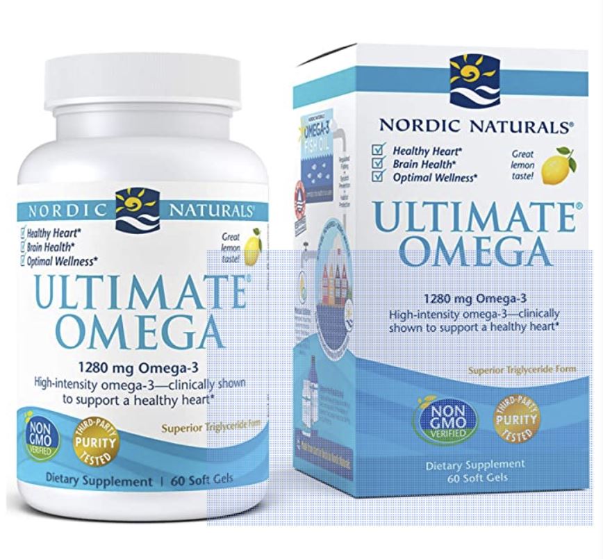 Nordic Naturals Fish Oil omega 3 fatty acids for depression, anxiety, mental health