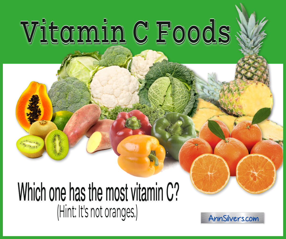 Vitamin C food sources, Vitamin C vegetables