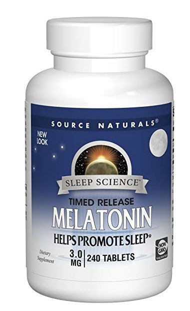 Source Naturals Sleep Science Melatonin 3 mg Helps Promote Sleep