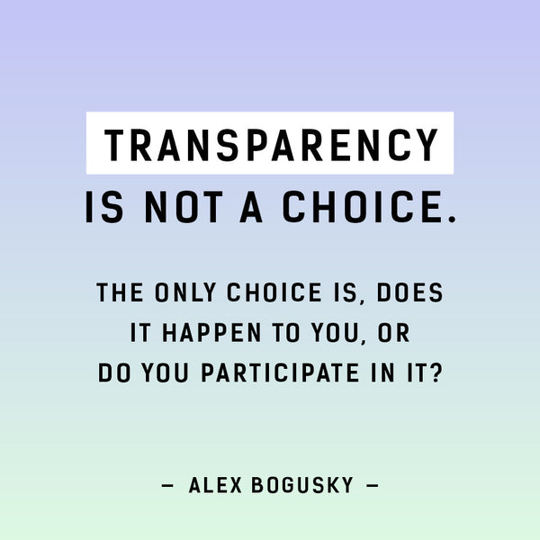 Transparency is not a choice - Fashion Revolution
