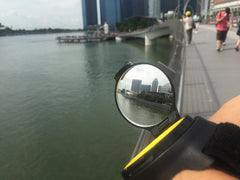 RearViz reflection of Singapore City