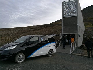 Svalbard Global Seed Vault deposit being delivered by Pole Position Logistics