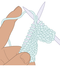 How to purl stitch