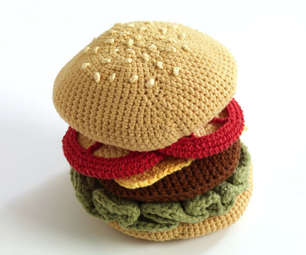 Crochet Burger Lion Brand