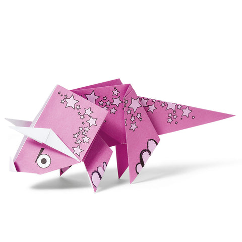 Fun Origami for Kids Triceratops