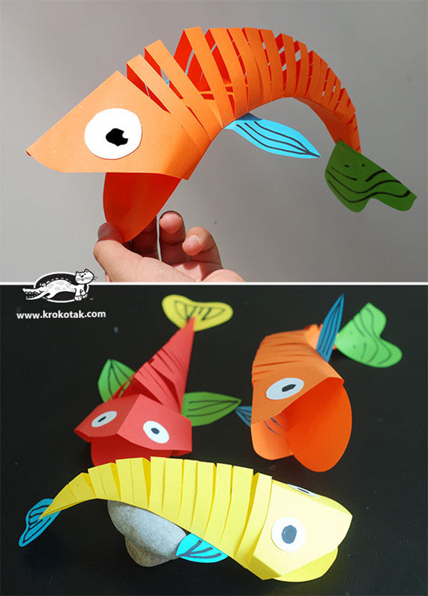 Moving Paper Fish