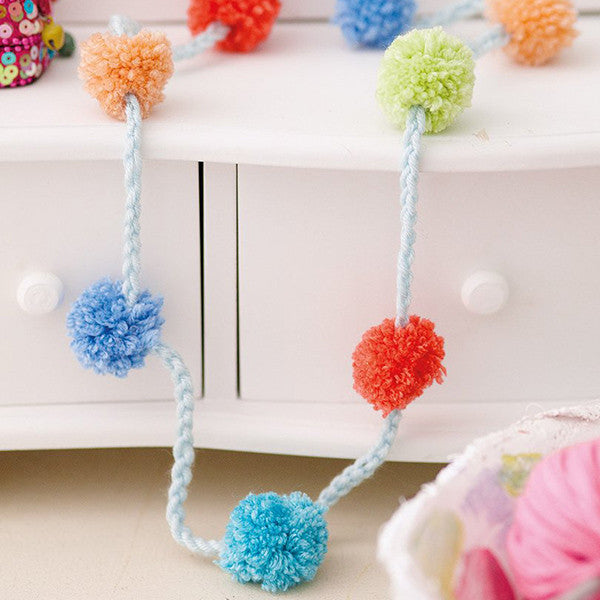 Pom pom necklace