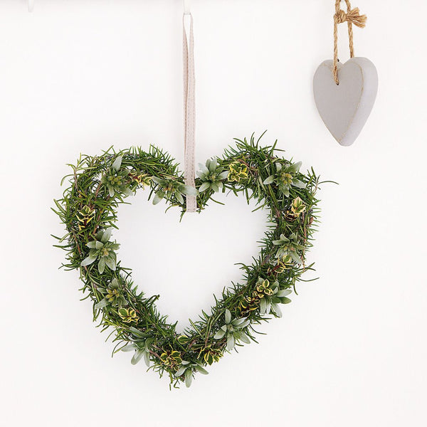 Rosemary Heart Wreath