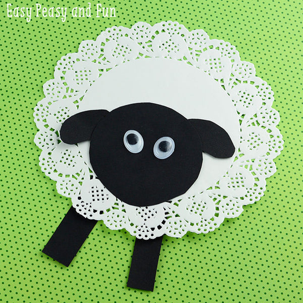 Doily Sheep Easy Peasy and Fun