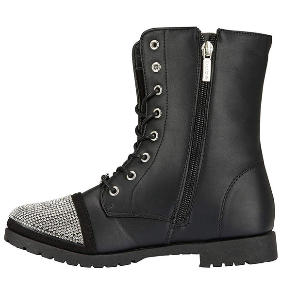 bebe combat boots