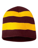 Rugby Stripe Knit Beanie