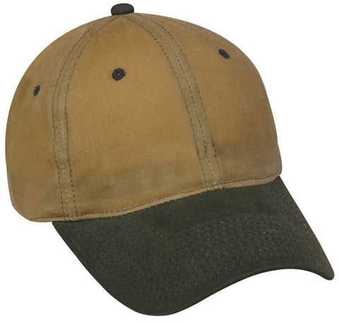 Waxed Cotton Canvas hat, water resistant, WAX606IS
