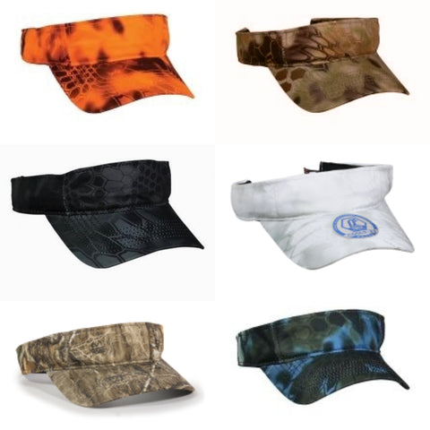 Camo Moisture Wicking Visor