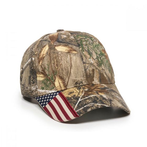 Camo with Flag Accent