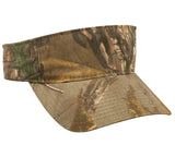 camo visor, cotton camo visor, realtree xtra visor