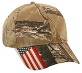 Realtree Xtra Camo with Flag Accent on Visor