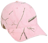 unstructured frayed visor ladies camo hat