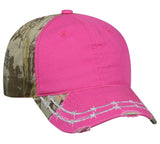 Fuchsia with Realtree Max-1 Ladies Fit camo hat