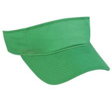 Polyester Cotton Twill Visor in Kelly Green