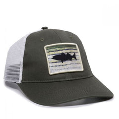 Striper Mesh Back Fishing Hat