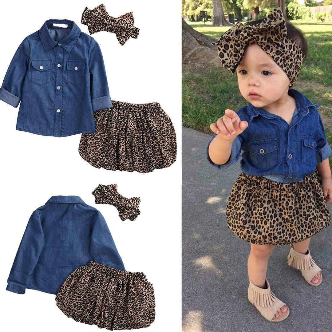 denim baby outfit