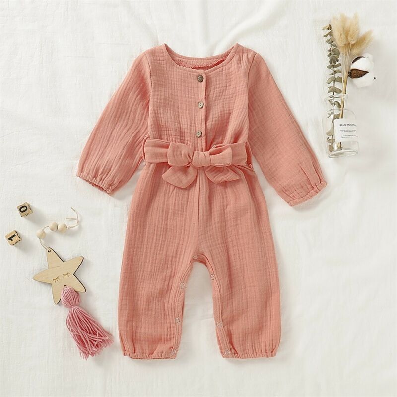 baby girl long sleeve romper