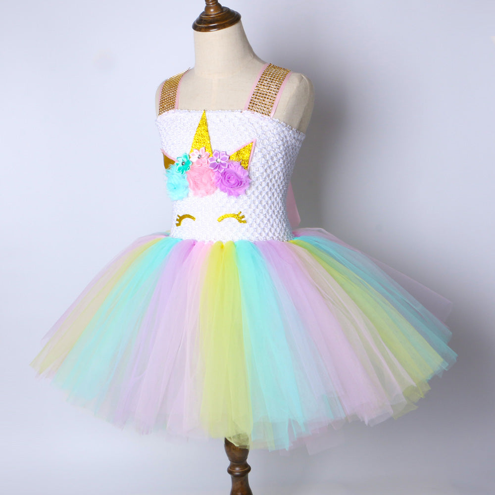 rainbow princess dress
