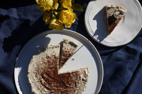 Gluten, dairy and refined sugar free raw banoffee pie