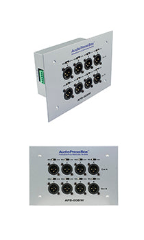 AudioPressBox-008 IW-EX, Audio Mic Splitter