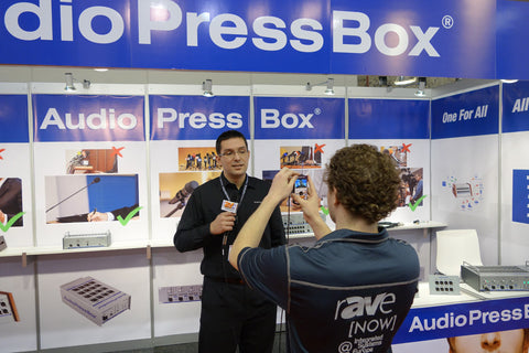 AudioPressBox auf der ISE 2014 Bild 2