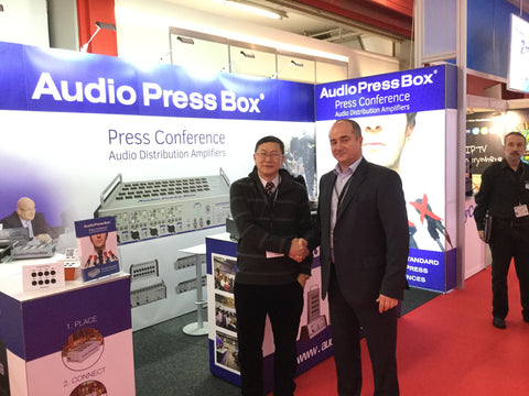 AudioPressBox auf der ISE 2016 Bild 1