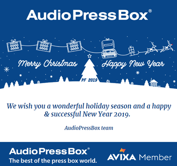 AudioPressBox Merry Christmas 2019