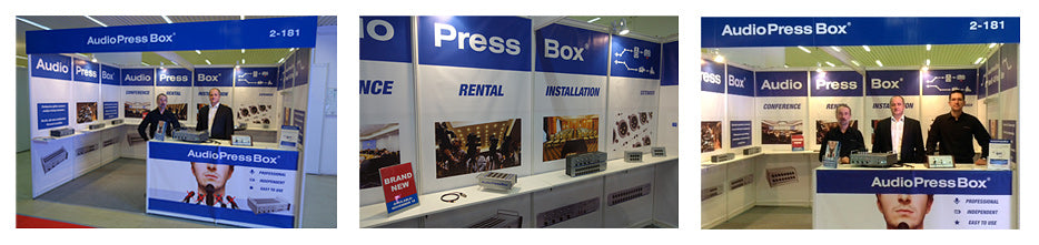 AudioPressBox at Integrated Systems Russia 2013