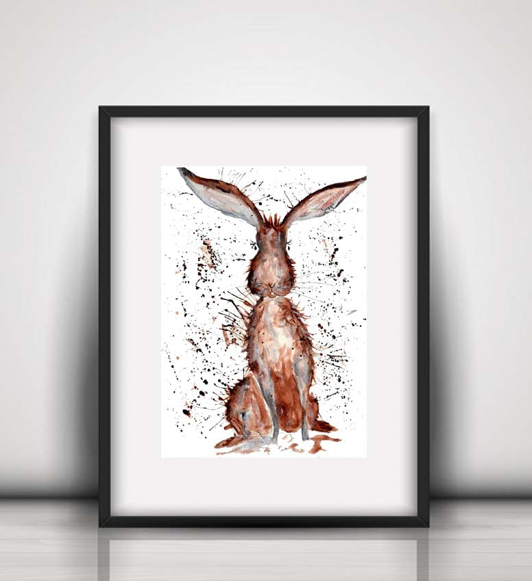 Harris hare fine art print