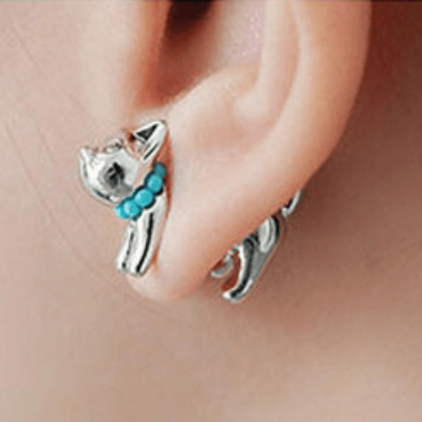 Ear Pearl Cat Earrings – EliteRepublik