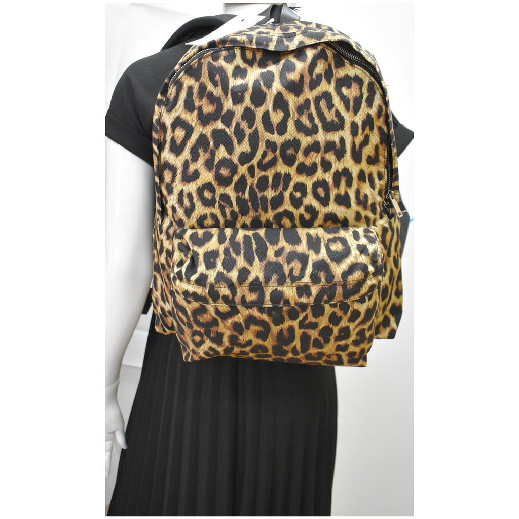Leopard Print Backpack Bag - DDH