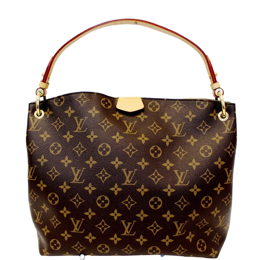 LOUIS VUITTON Graceful PM Monogram Canvas Shoulder Bag Brown