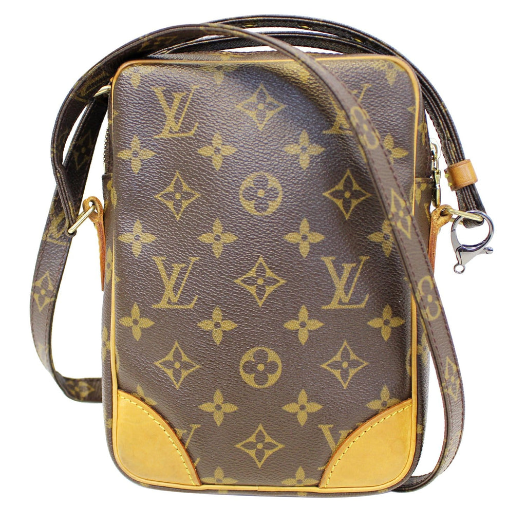 LOUIS VUITTON Danube GM Used Shoulder Bag Monogram Brown M45262 Vintag –  VINTAGE MODE JP