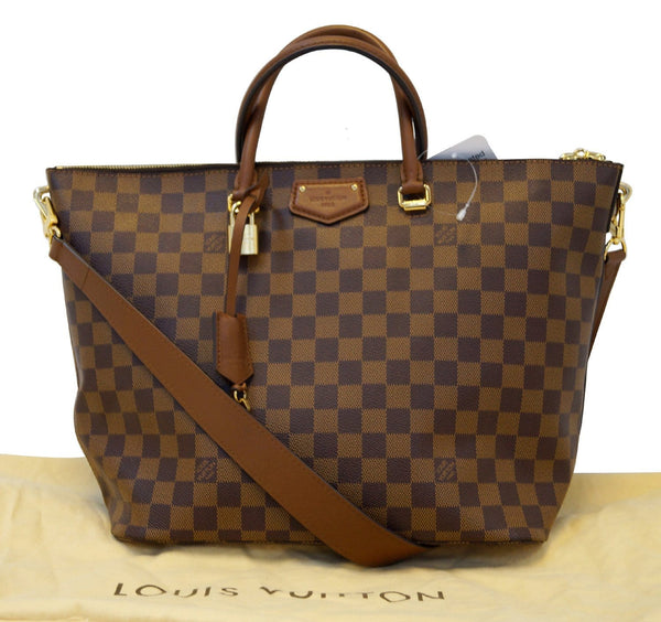 Authentic LOUIS VUITTON Damier Ebene Belmont Shoulder Handbag E3088