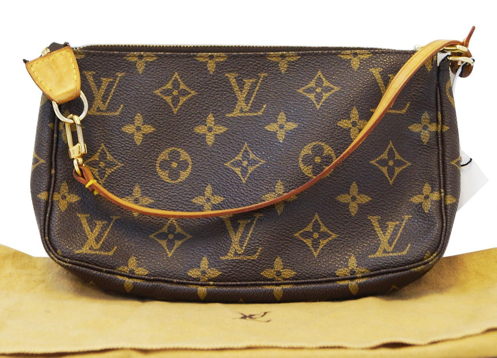 LOUIS VUITTON Monogram Canvas Pochette Accessoires Handbag