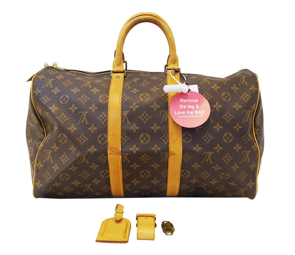 Authentic Louis Vuitton Keepall 45 Monogram Duffle Travel Bag Vintage