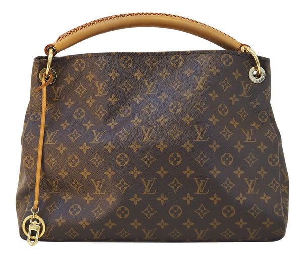Authentic Louis Vuitton Artsy MM Monogram Canvas Tote Handbag E2626