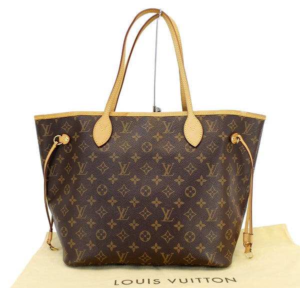 Authentic LOUIS VUITTON Monogram Neverfull MM Shoulder Bag Fuchsia E32 – Dallas Designer Handbags